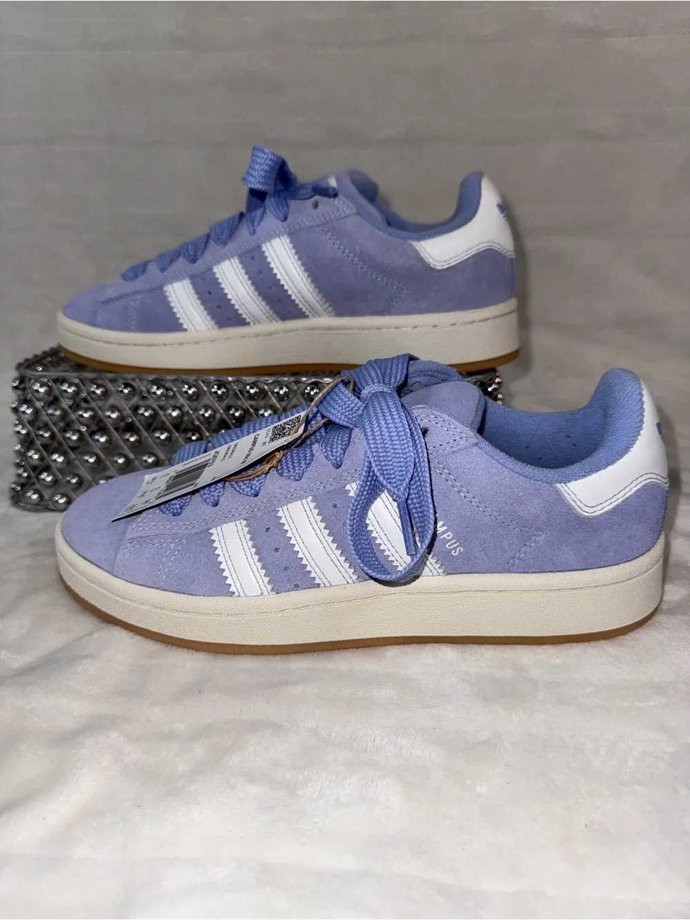 Adidas Campus 00s Lavender Spark Youth 5Y Women 6.5 JQ5753 💜👟